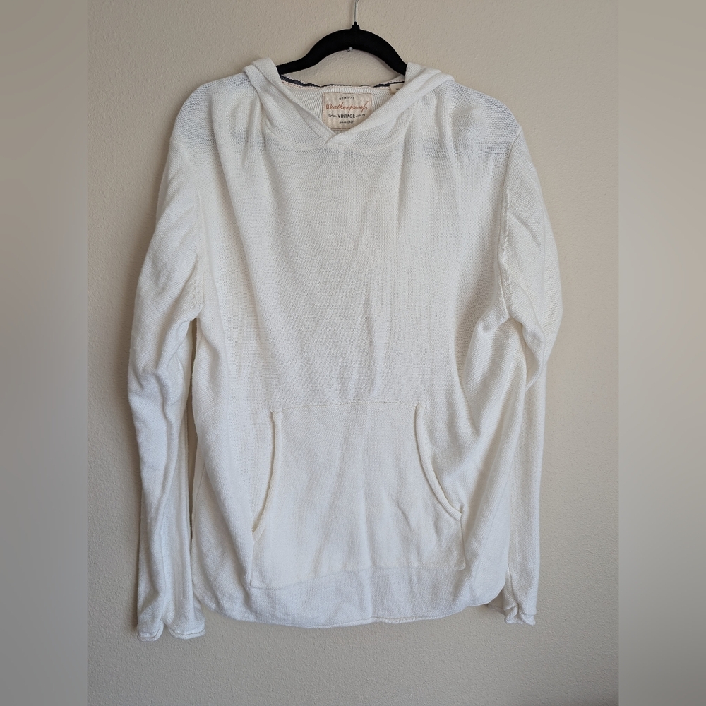 Weatherproof Vintage Classic White Hoodie Size XL